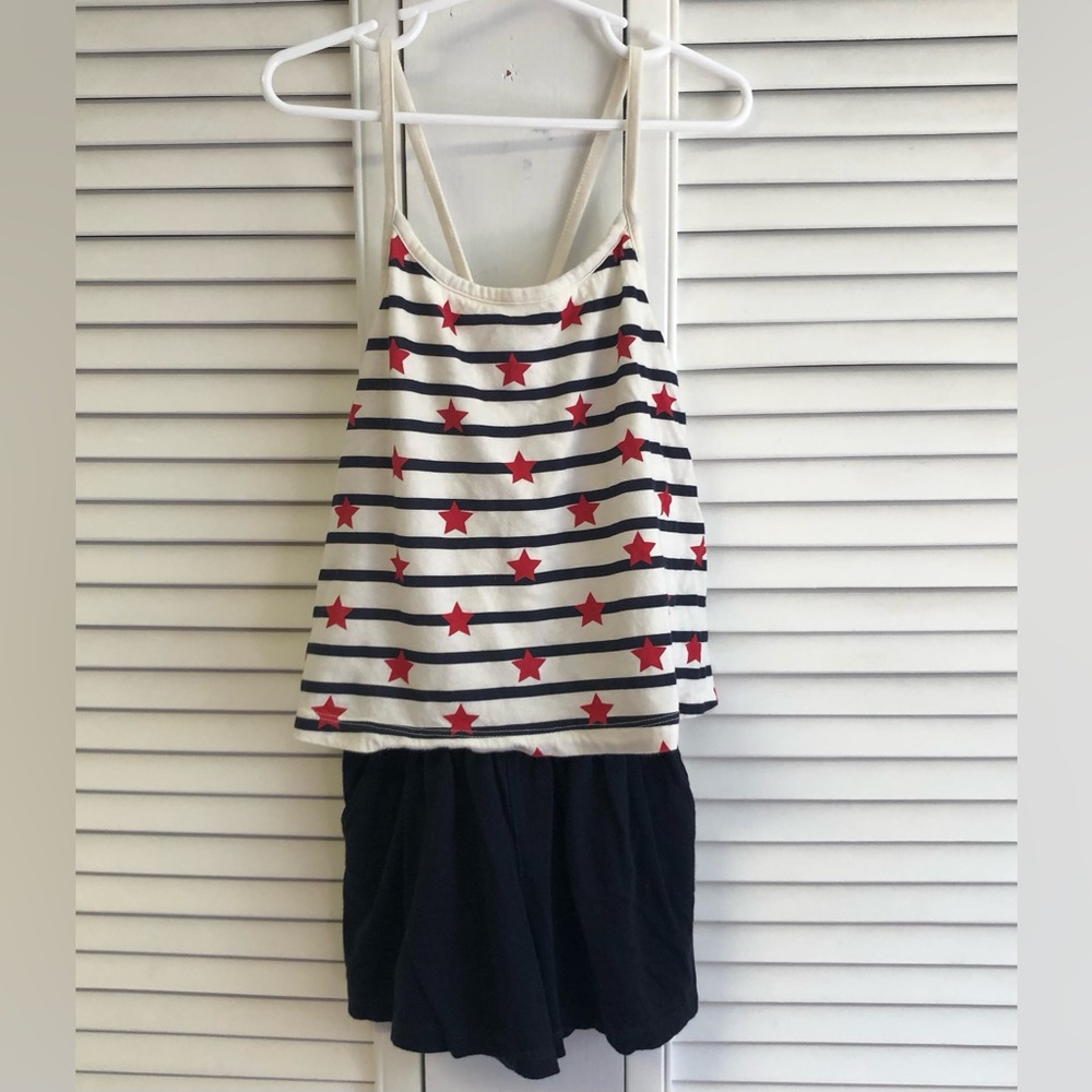 Gap Size 6/7 Stars And Stripes Romper